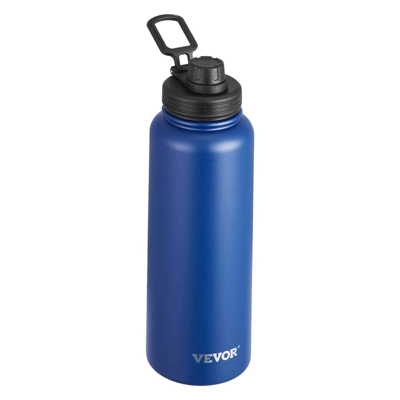 40 Oz Insulated Water Bottle Stainless Steel With Wide Mouth Lid Blue - Dkakashop