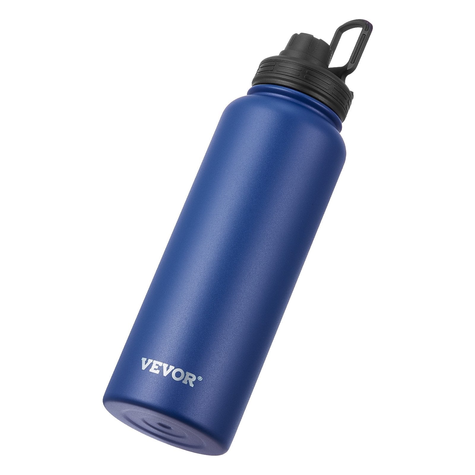 40 Oz Insulated Water Bottle Stainless Steel With Wide Mouth Lid Blue - Dkakashop