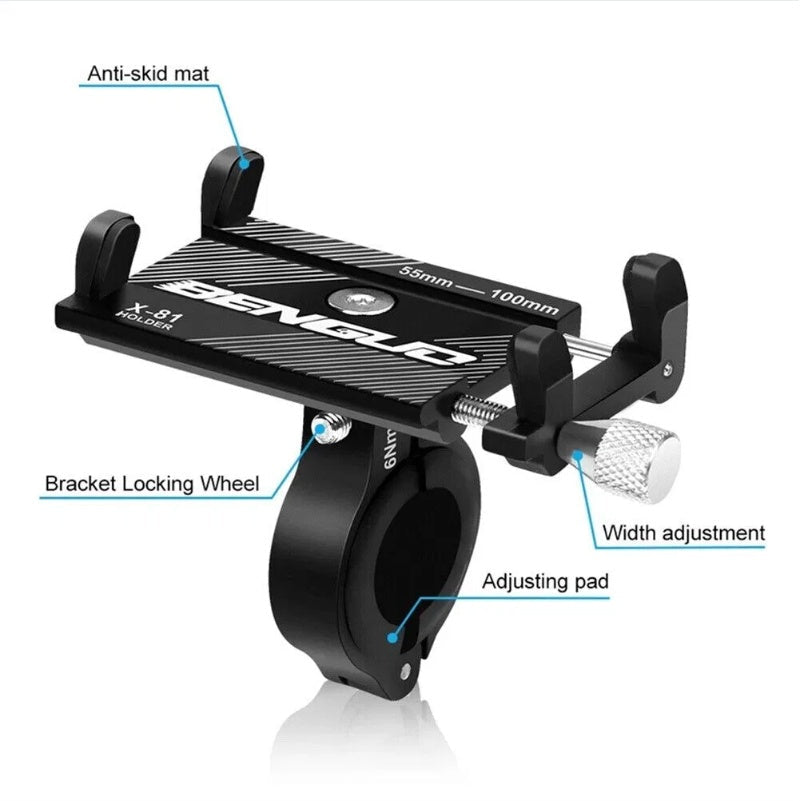 Aluminum Motorcycle Bike Bicycle Holder Mount Handlebar For Cell Phone GPS US - Dkakashop