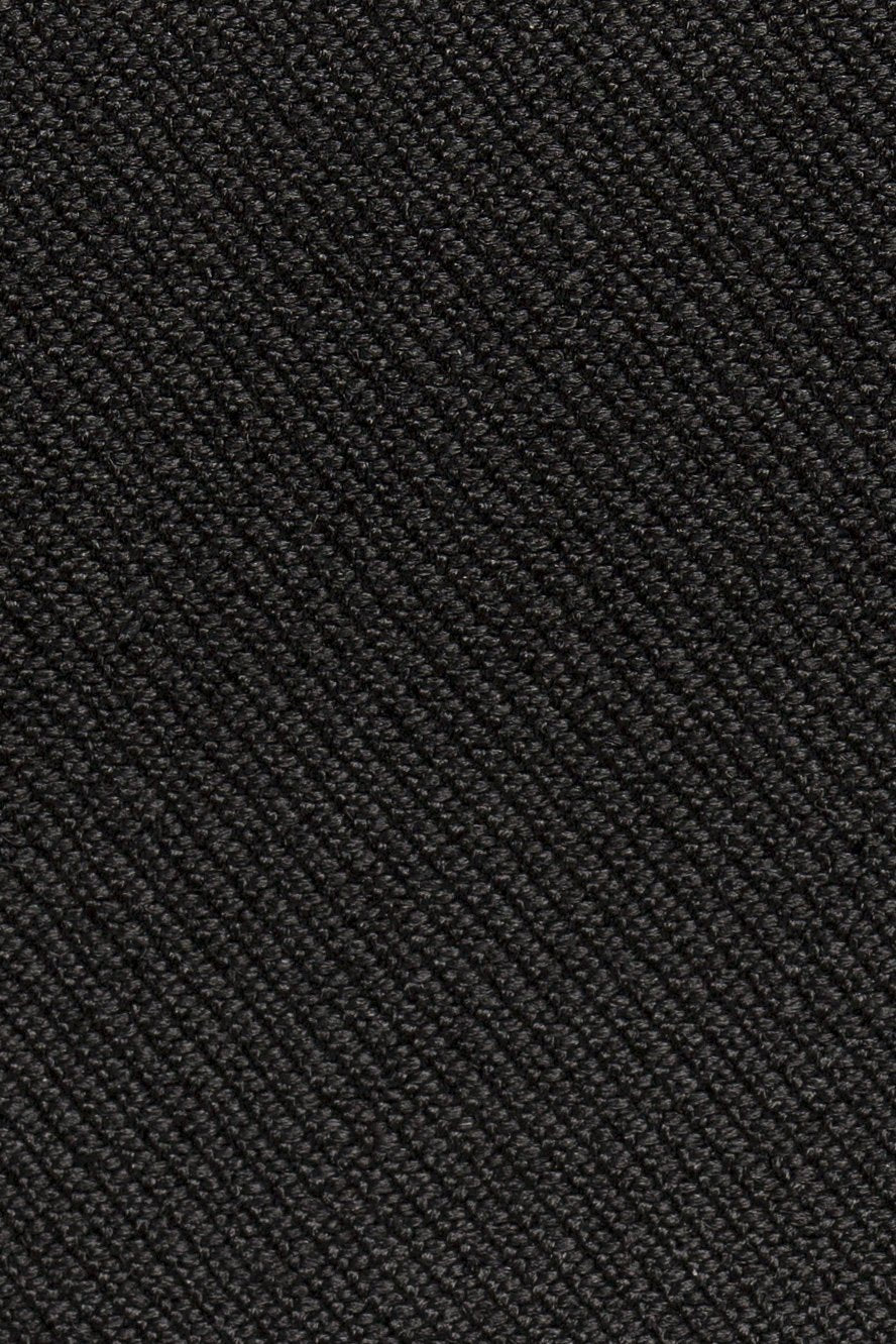 "Anthony" Black Vitale Barberis Italian Wool Tuxedo Pants - Dkakashop