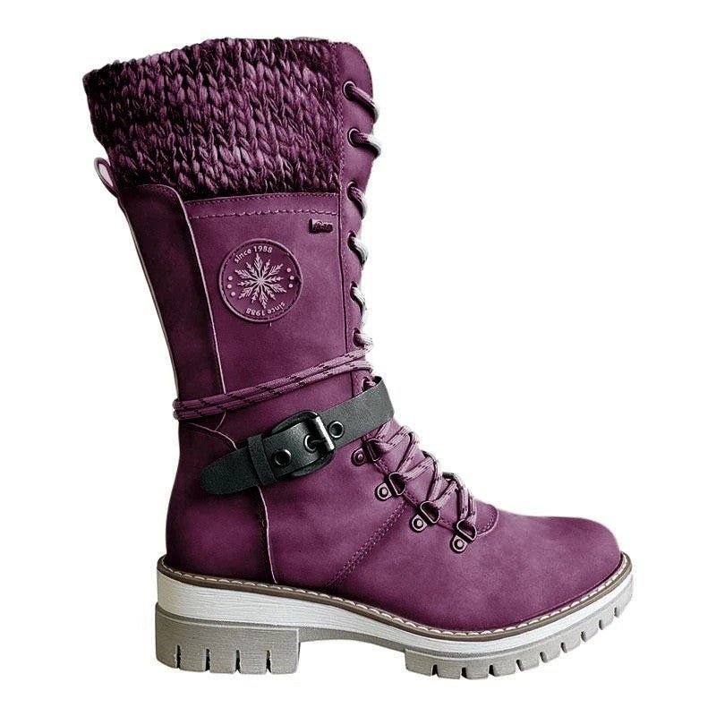 Autumn And Winter New Women's Riding Boots European And American Snow Boots - Dkakashop
