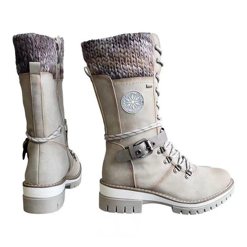 Autumn And Winter New Women's Riding Boots European And American Snow Boots - Dkakashop