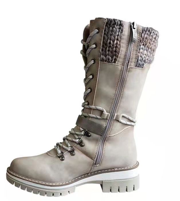 Autumn And Winter New Women's Riding Boots European And American Snow Boots - Dkakashop