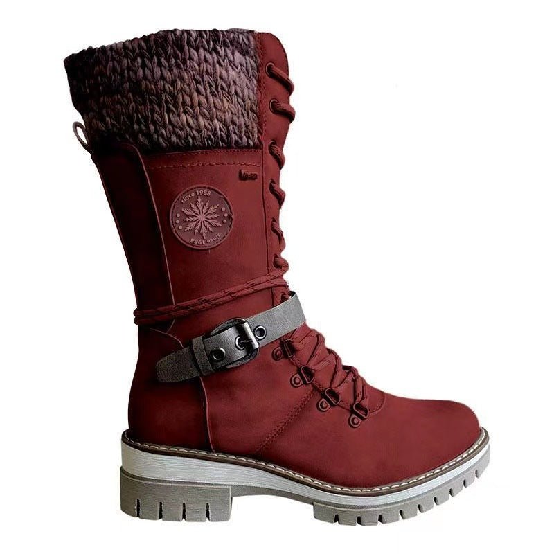 Autumn And Winter New Women's Riding Boots European And American Snow Boots - Dkakashop