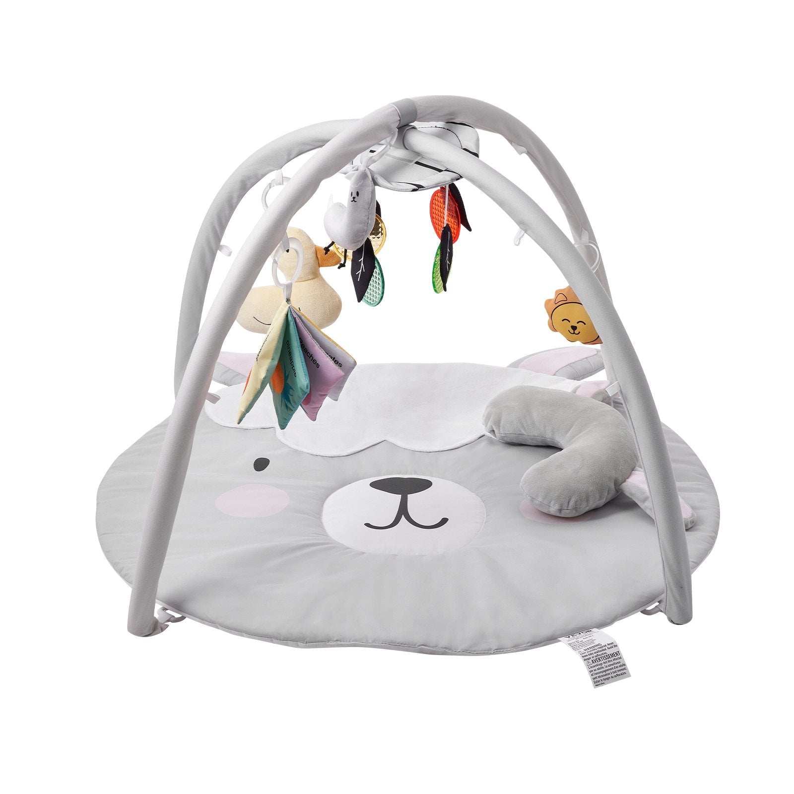 Baby Play Gym Mat Tummy Time Activity Mat With 5 Sensory Toys - Dkakashop