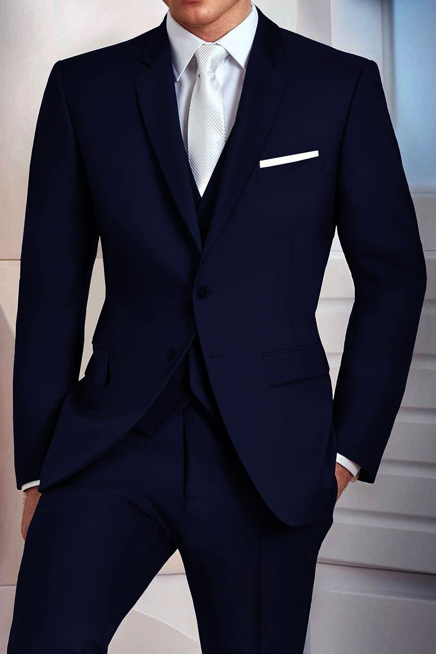 "Madison" Midnight Navy Suit Jacket Notch (Separates) - Dkakashop